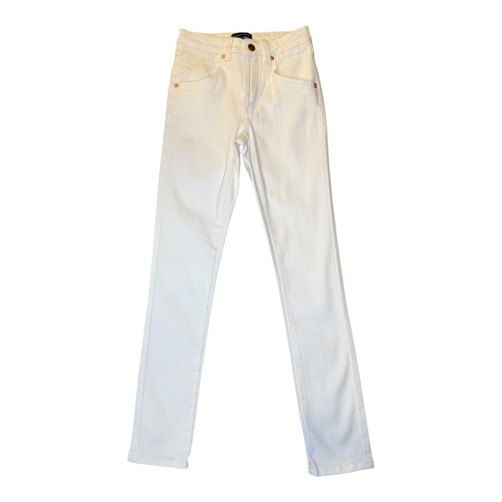 Universal Standard High Rise Skinny Seine Jeans White Size 00 27 Inseam‎